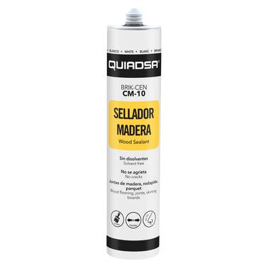 Masilla acrílica para madera 300ml blanco