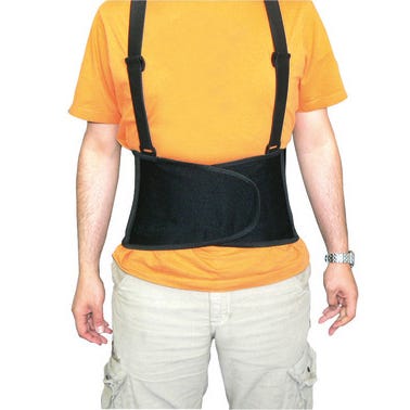 Faja lumbar velcro con tirantes Talla XL