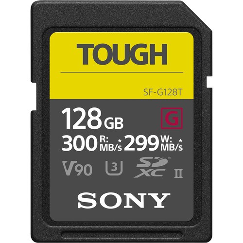 Sony SD-Speicherkarte (128 GB, UHS-II, SD Tough, serie G)