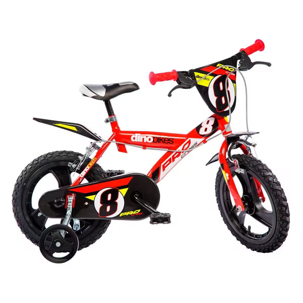 Bicicleta niños 14 pulgadas PRO CROSS rojo 4-6 años