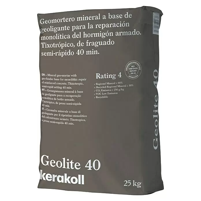 Kerakoll Mortero de reparación rápida Geolite 40