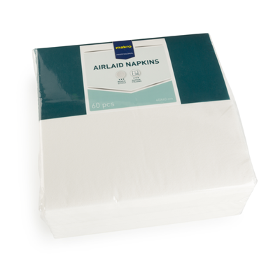 makro PROFESSIONAL Servilleta air blanca 40x40cm 60 unidades