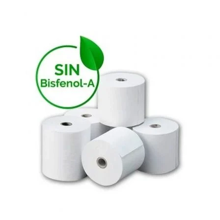 Rollo Papel Térmico Genérico 80x80 8U / 80 x 80mm/ 8 unidades