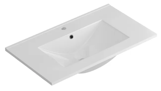 [16736461] Lavabo Max blanco 101x18x46 cm