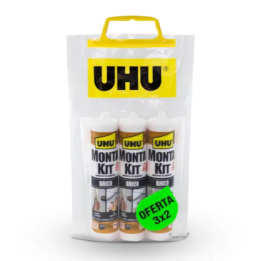 [8710439304045] Pack cartucho Montakit Brico UHU 3x2 uds